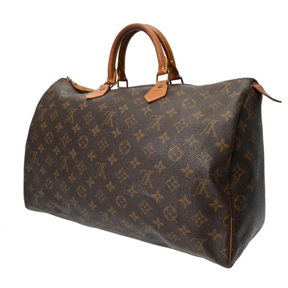 LOUIS VUITTON Monogram Speedy 40 Brown M41522 Women's Canvas Handbag - Picture 3 of 10